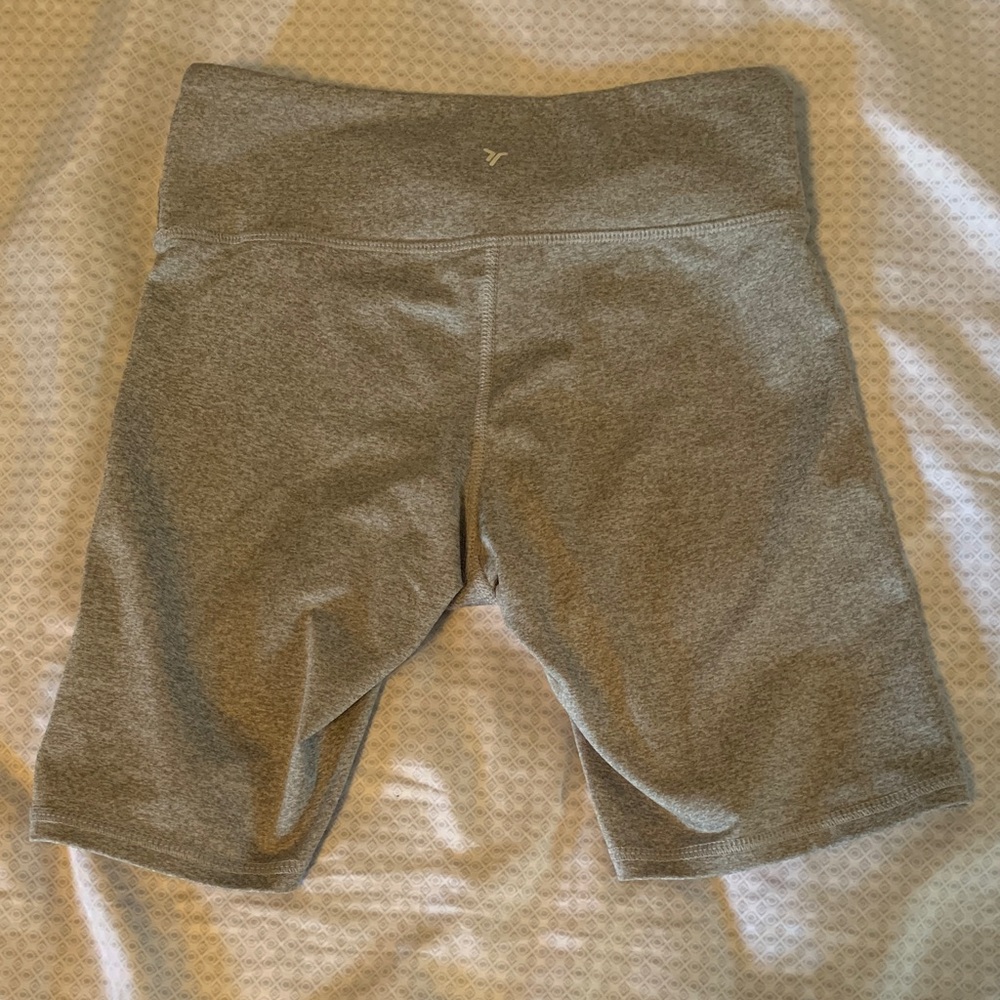 Gray High Rise Bike Short - Picture 2 of 5